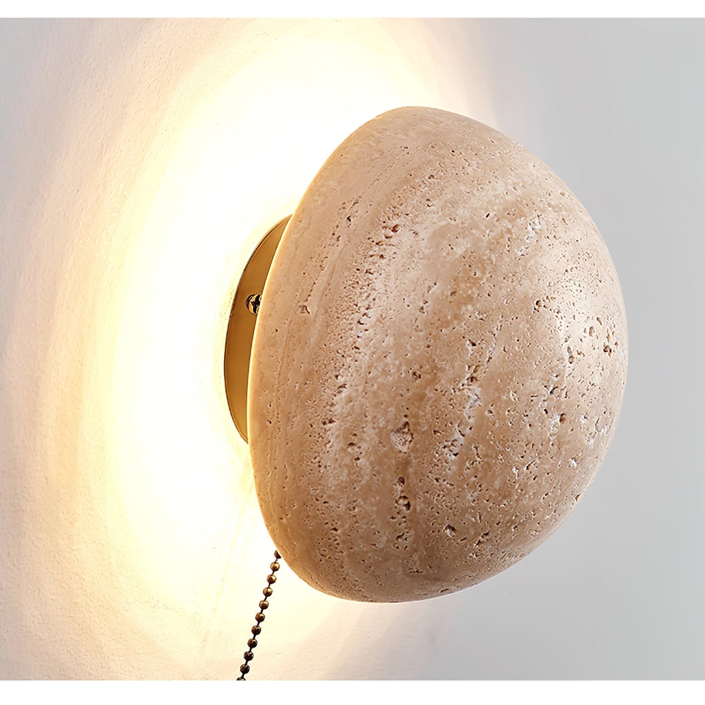 Luna Travertine Wall Light - Vakkerlight