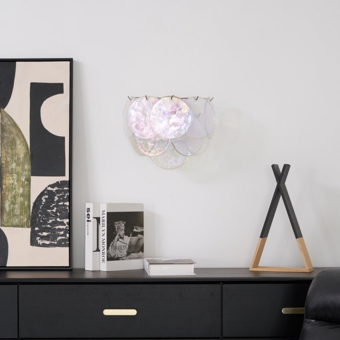 Lunaria Disc Murano Wall Lamp - Vakkerlight