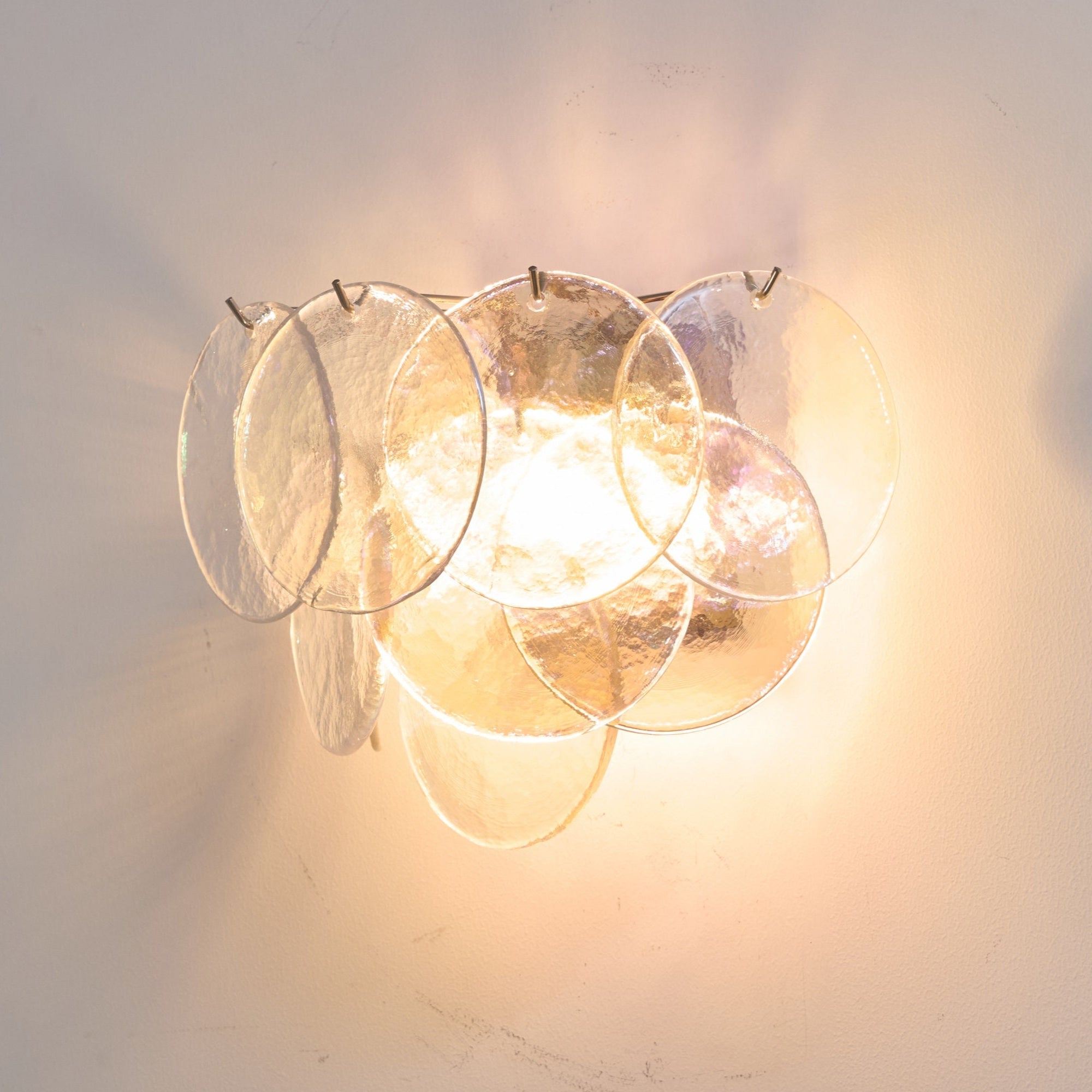 Lunaria Disc Murano Wall Lamp - Vakkerlight