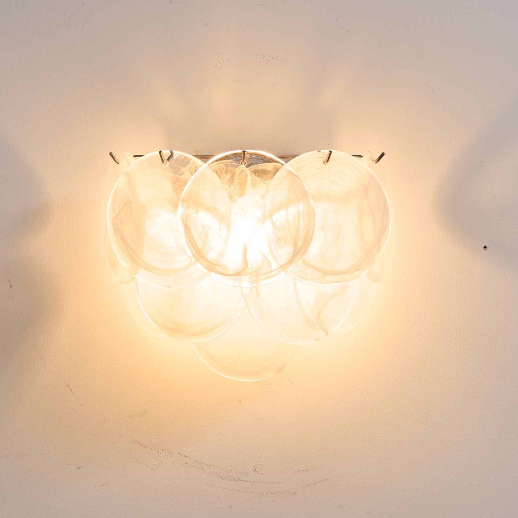 Lunaria Disc Murano Wall Lamp - Vakkerlight