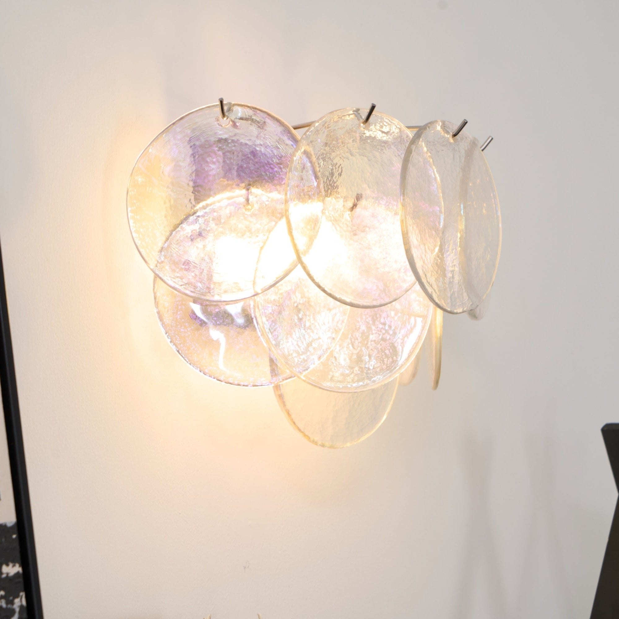 Lunaria Disc Murano Wall Lamp - Vakkerlight