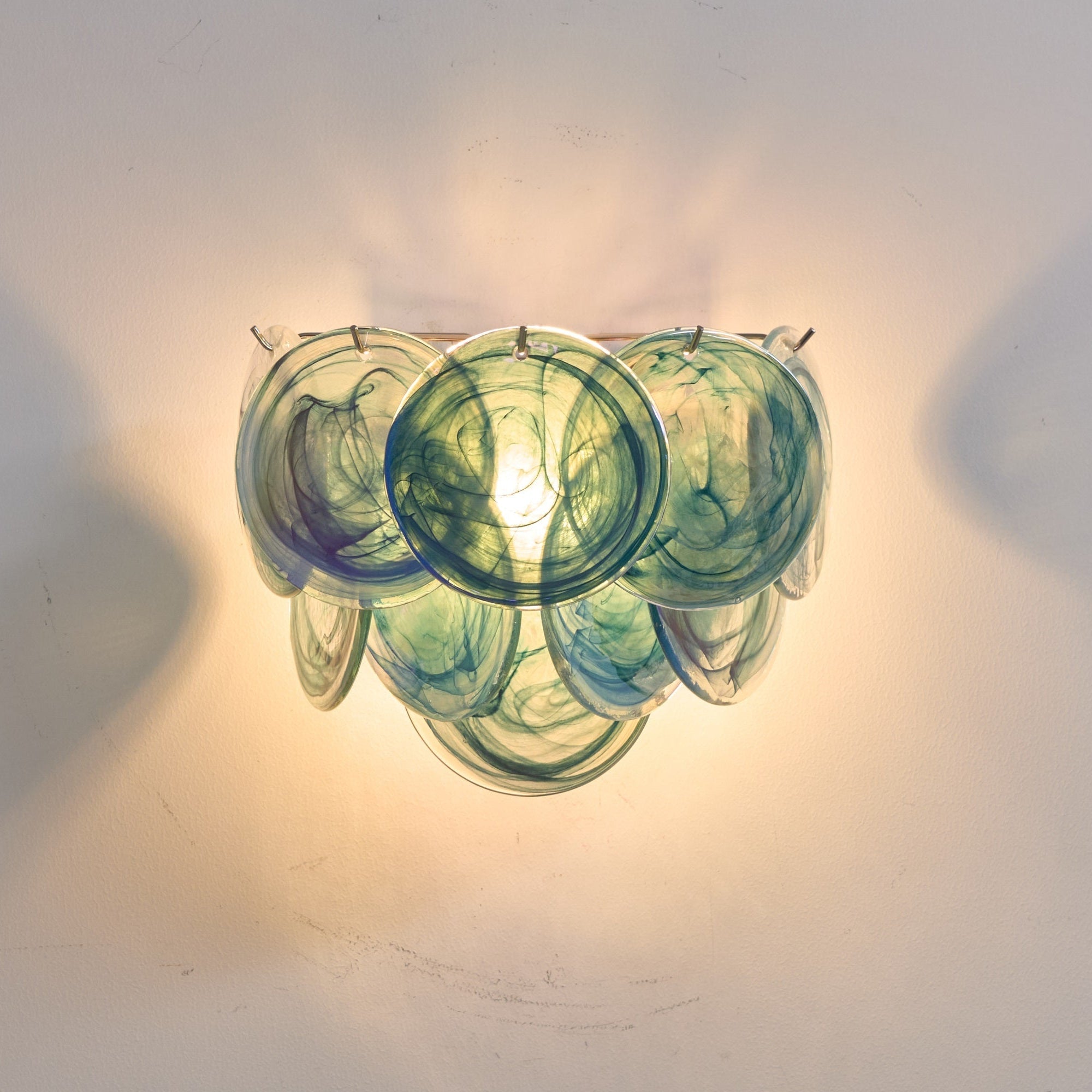 Lunaria Disc Murano Wall Lamp - Vakkerlight