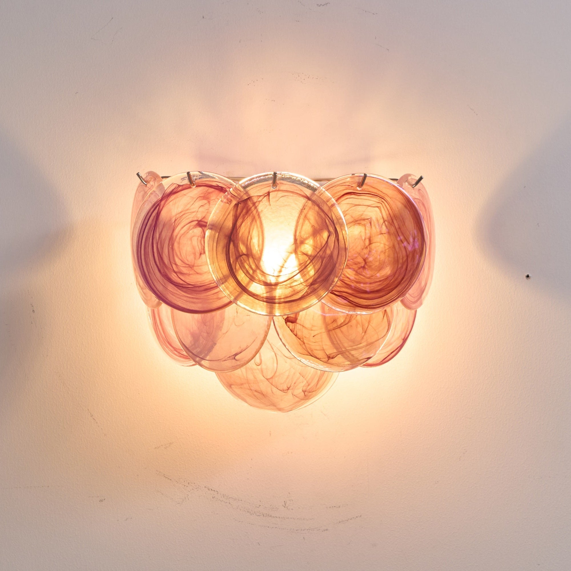 Lunaria Disc Murano Wall Lamp - Vakkerlight