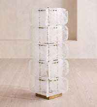 Lush Glass Tower Floor Lamp - Vakkerlight