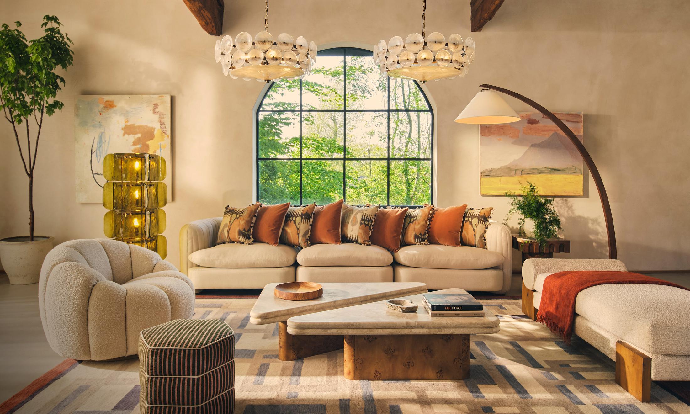 Lush Glass Tower Floor Lamp - Vakkerlight