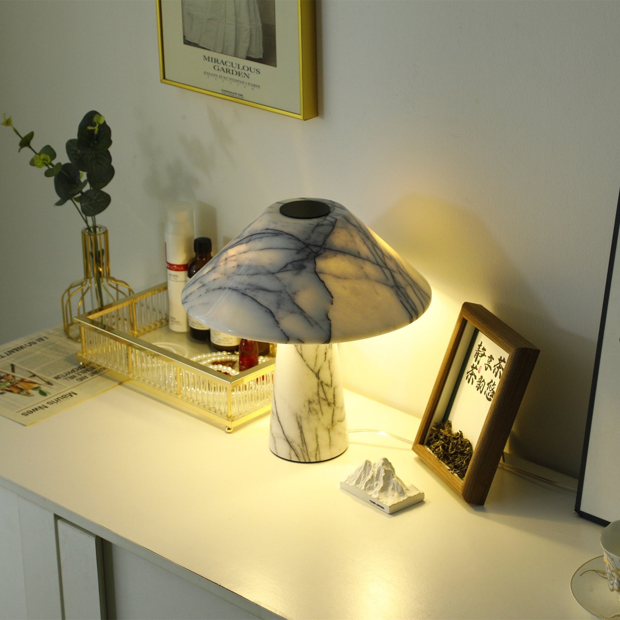 Marbella Marble Table Lamp - Vakkerlight