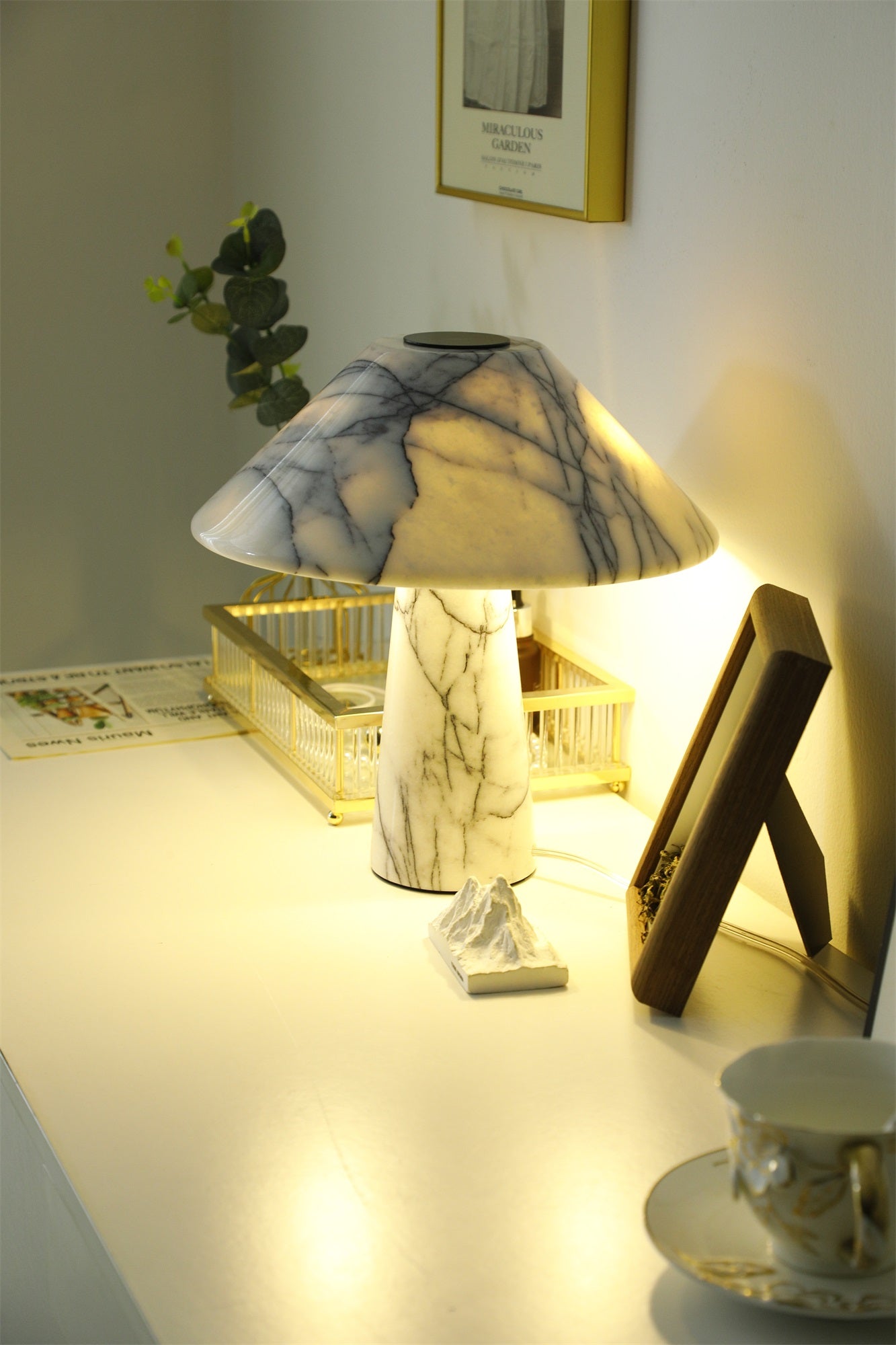 Marbella Marble Table Lamp - Vakkerlight