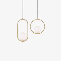 Mila Brass Pendant Swag Light - Vakkerlight