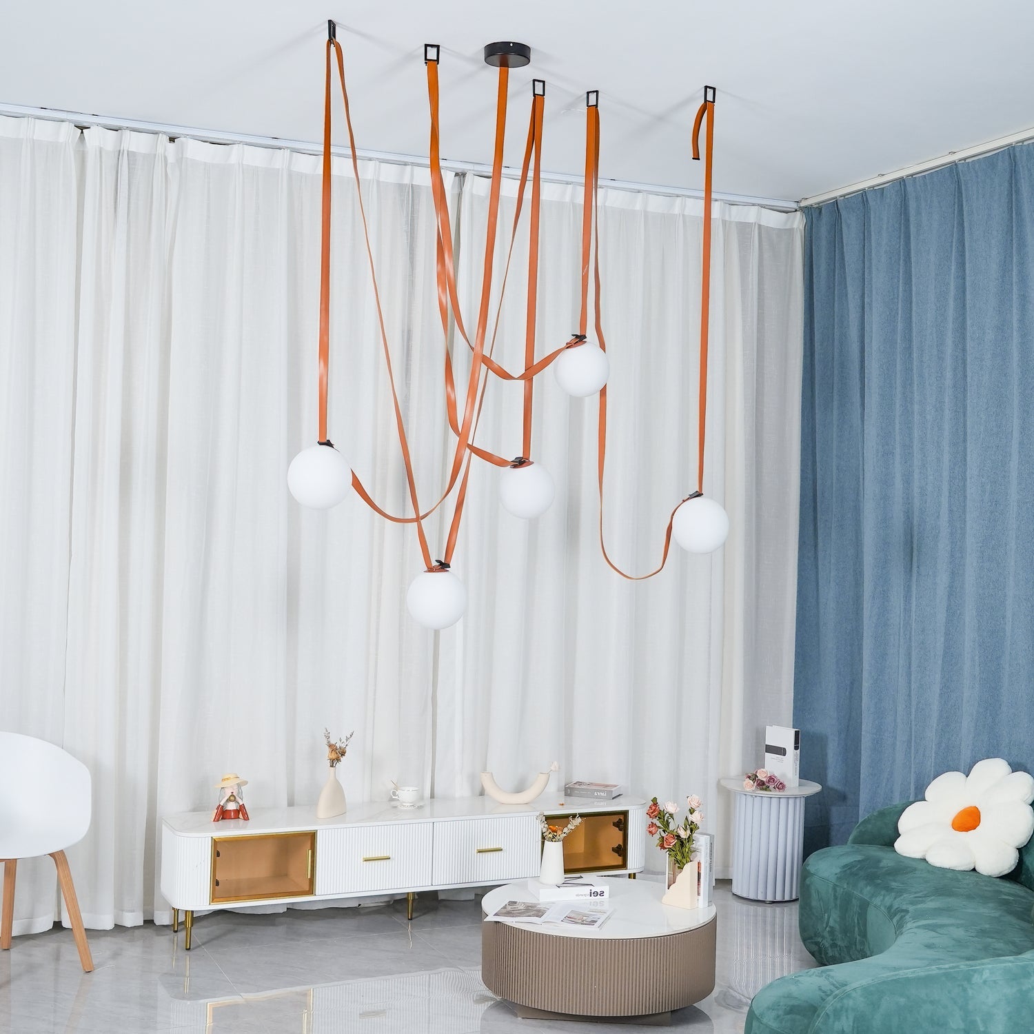 Multiple Belt Art Pendant Light - Vakkerlight