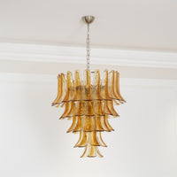 Murano Amber Lily Chandelier - Vakkerlight