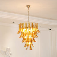 Murano Amber Lily Chandelier - Vakkerlight