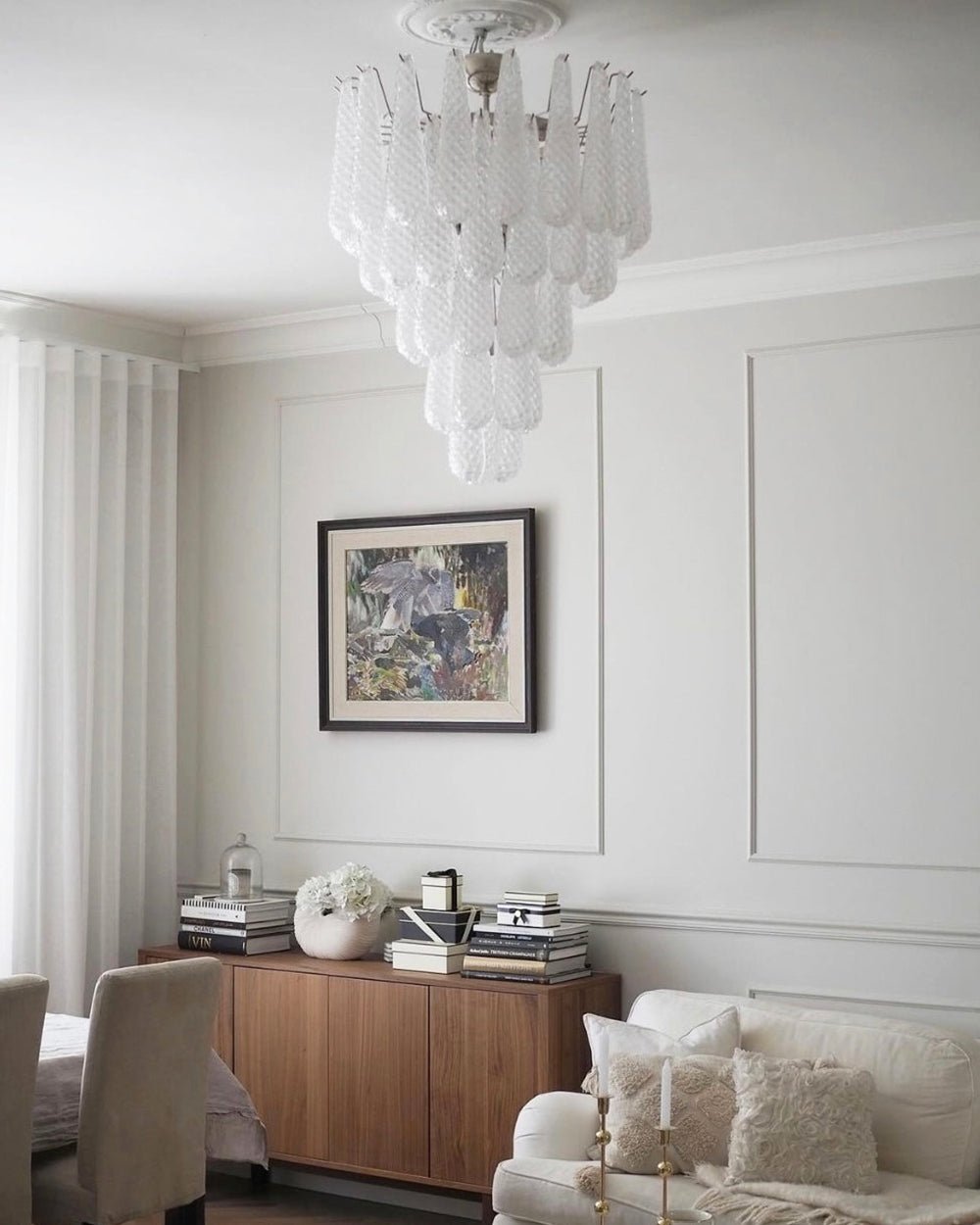 Murano Glass Droplet Chandelier - Vakkerlight