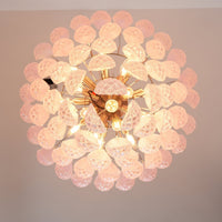 Murano Pink Glass Droplet Chandelier - Vakkerlight
