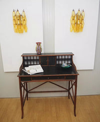 Murano Rhombus Amber Glass Wall Lamp - Vakkerlight