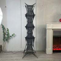 Noir Mesh Tower Floor Lamp - Vakkerlight