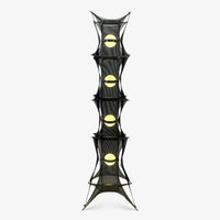Noir Mesh Tower Floor Lamp - Vakkerlight