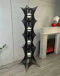 Noir Mesh Tower Floor Lamp - Vakkerlight
