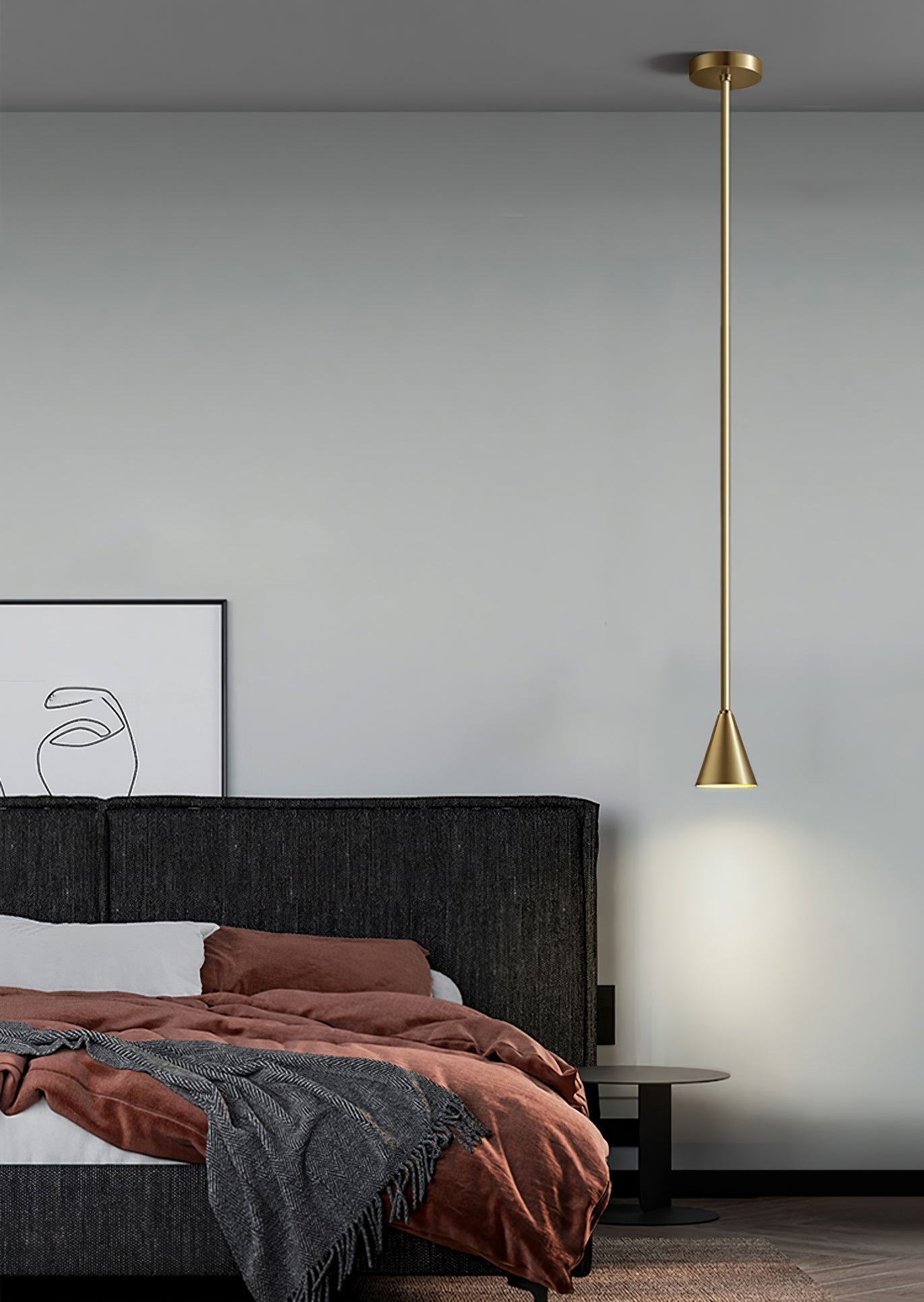 Conica Brass Pendant Light - Vakkerlight