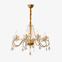 Opulent Pearl Crystal Chandelier - Vakkerlight