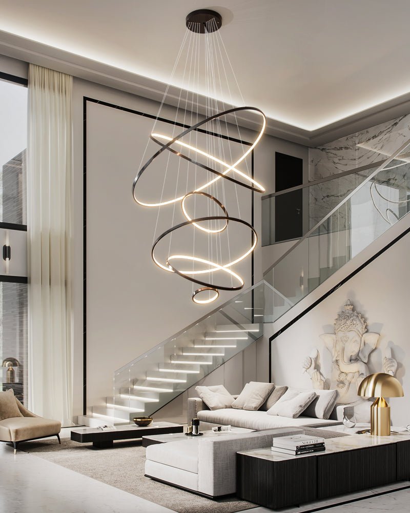 Orrery Rings Chandelier - Vakkerlight