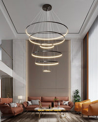 Orrery Rings Chandelier - Vakkerlight
