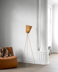 Modern Oslo Wood Floor Lamp - Vakkerlight