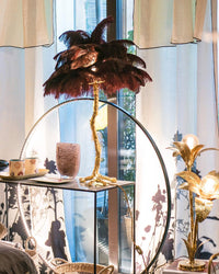 Ostrich Feather Table Lamp - Vakkerlight