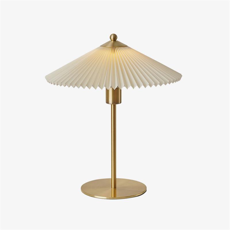 Perla Pleated Table Lamp - Vakkerlight