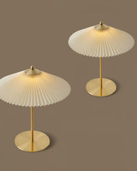 Perla Pleated Table Lamp - Vakkerlight