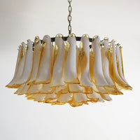 Petal Amber Murano Glass Chandelier - Vakkerlight