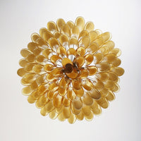 Petal Amber Murano Glass Chandelier - Vakkerlight