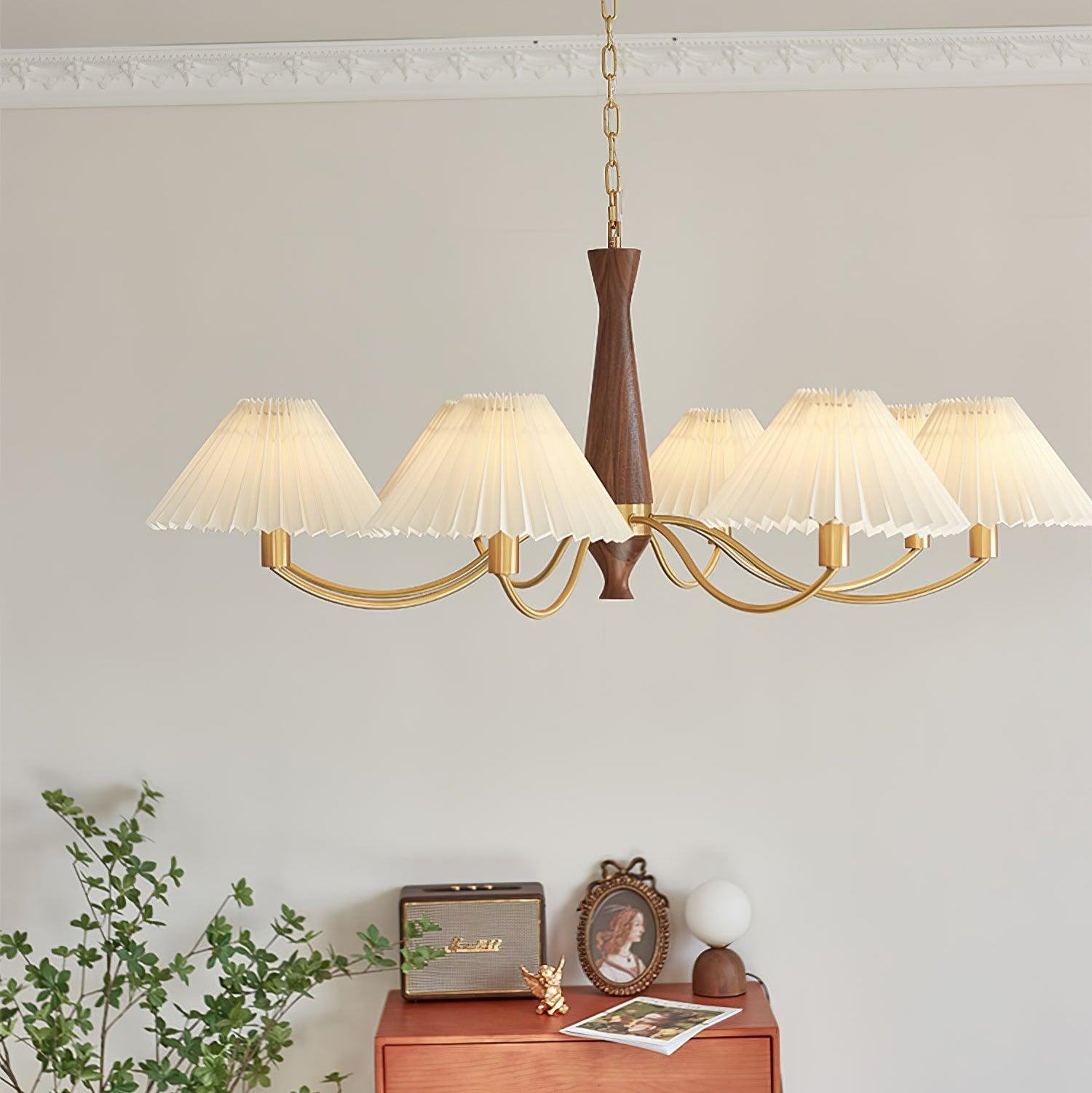 Pleated Chandelier - Vakkerlight