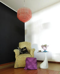 Prism Murano Pink Glass Chandelier - Vakkerlight