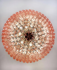 Prism Murano Pink Glass Chandelier - Vakkerlight