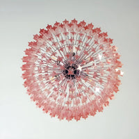 Prism Murano Pink Glass Chandelier - Vakkerlight