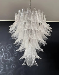 Rosalind Murano Clear Glass Chandelier - Vakkerlight