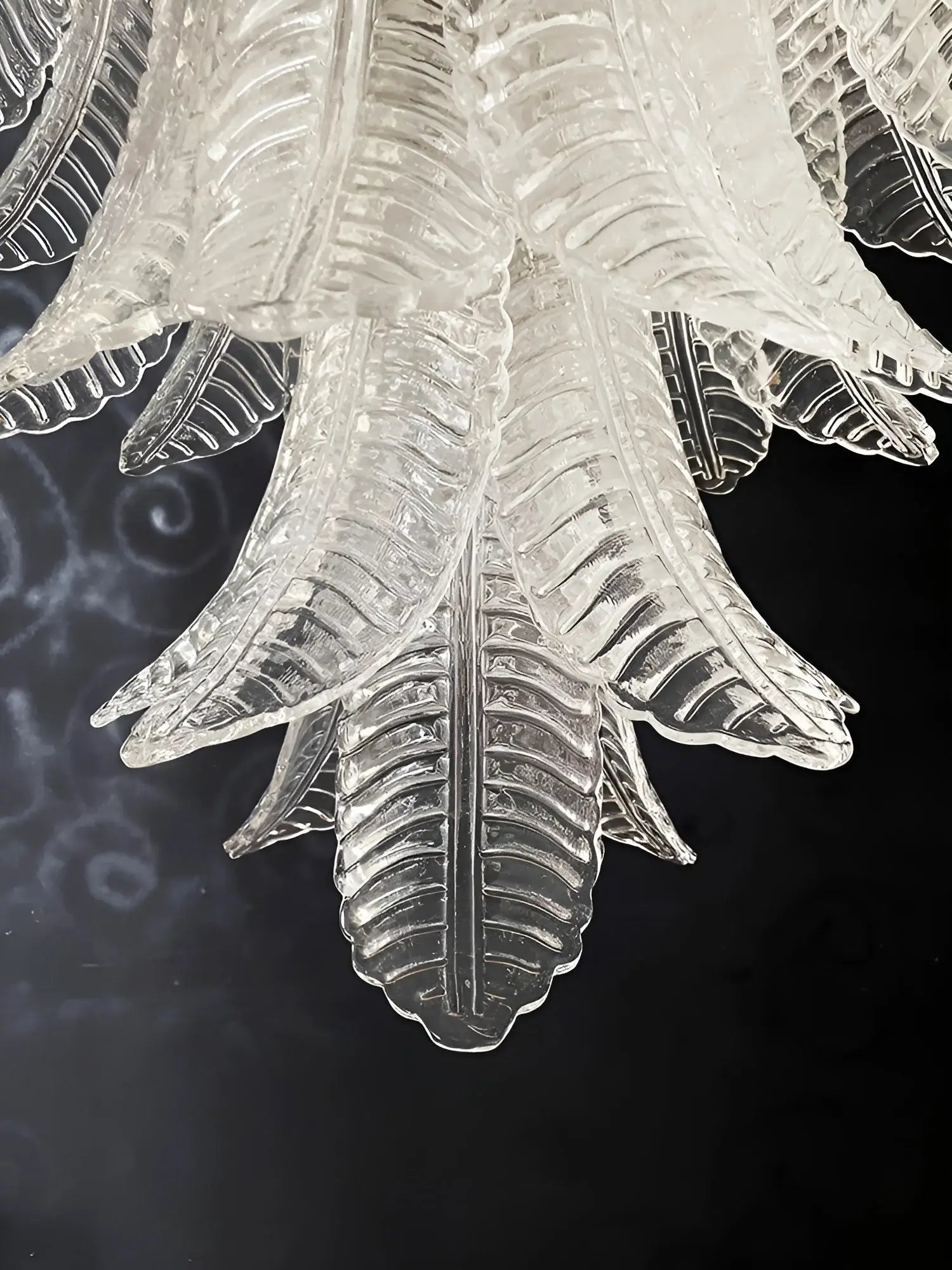 Rosalind Murano Clear Glass Chandelier - Vakkerlight