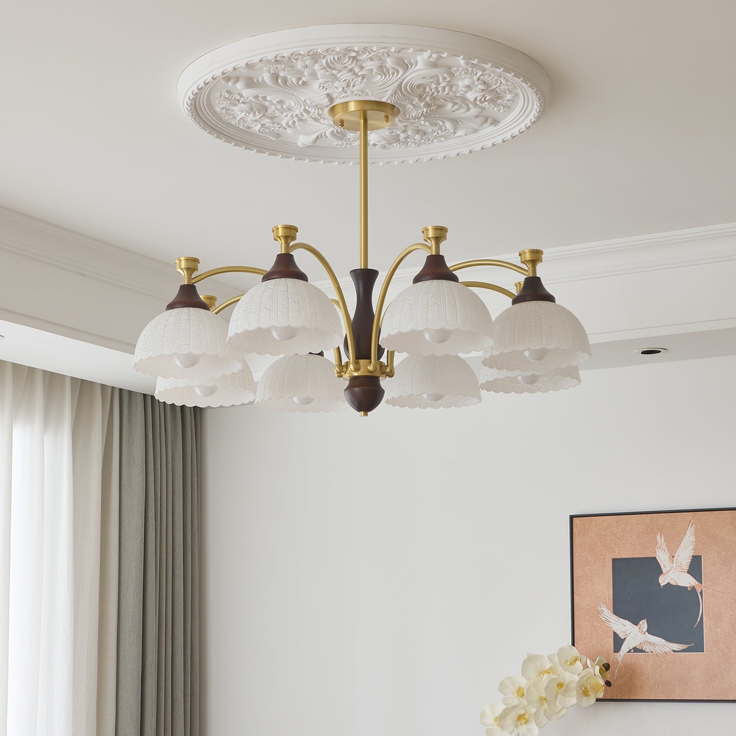 Rosetta Chandelier - Vakkerlight