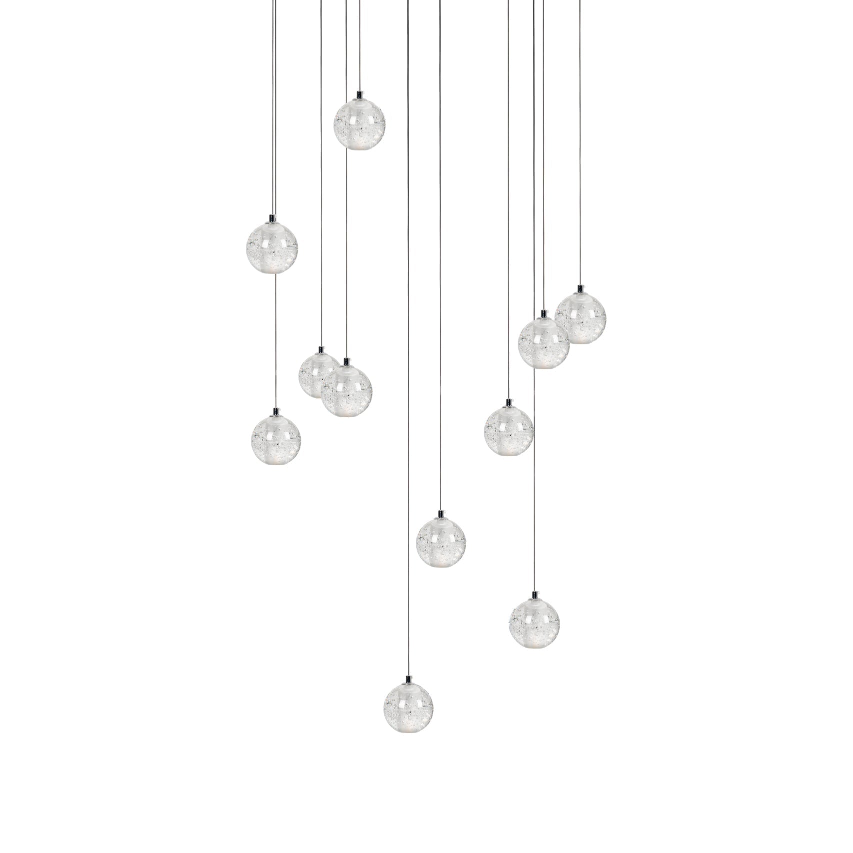 Crystal Bubbles Balls Pendant Lamp - Vakkerlight