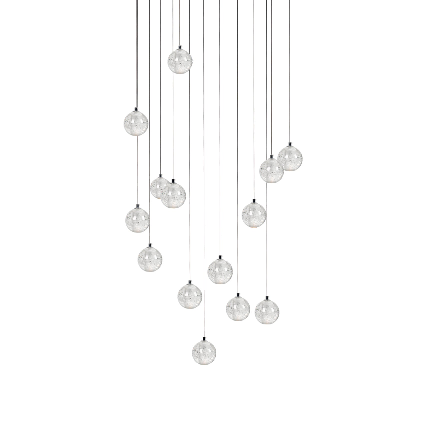 Crystal Bubbles Balls Pendant Lamp - Vakkerlight