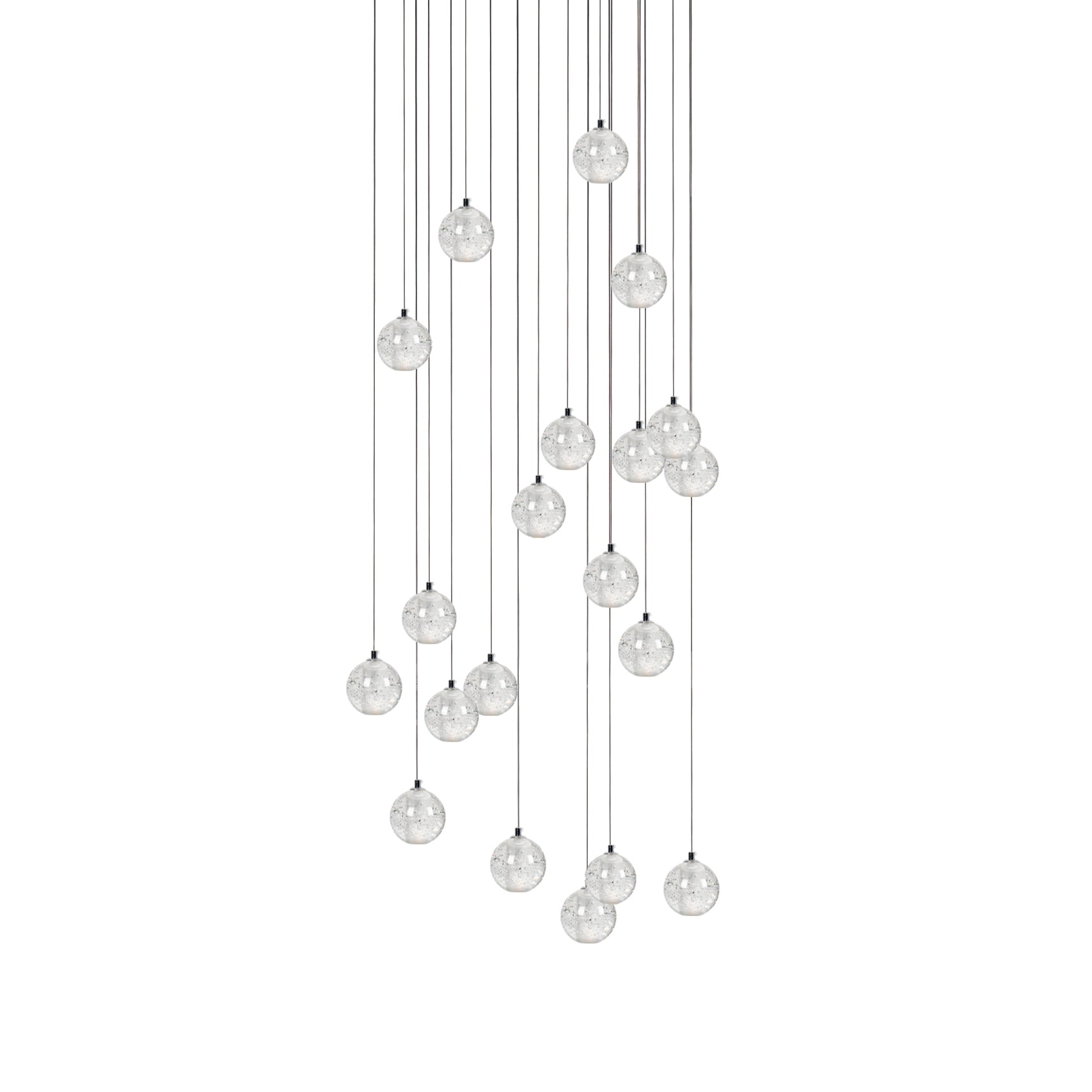 Crystal Bubbles Balls Pendant Lamp - Vakkerlight