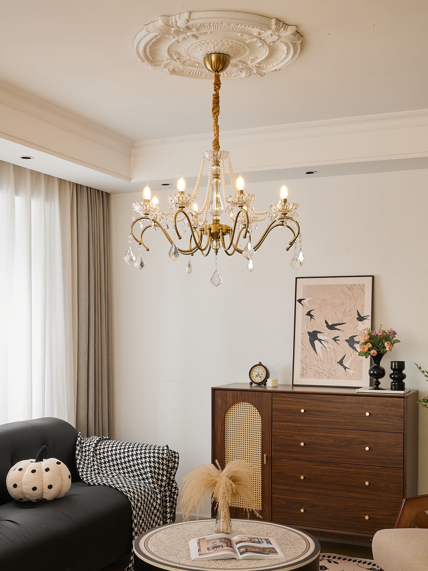 Sapphire Crystal Chandelier - Vakkerlight