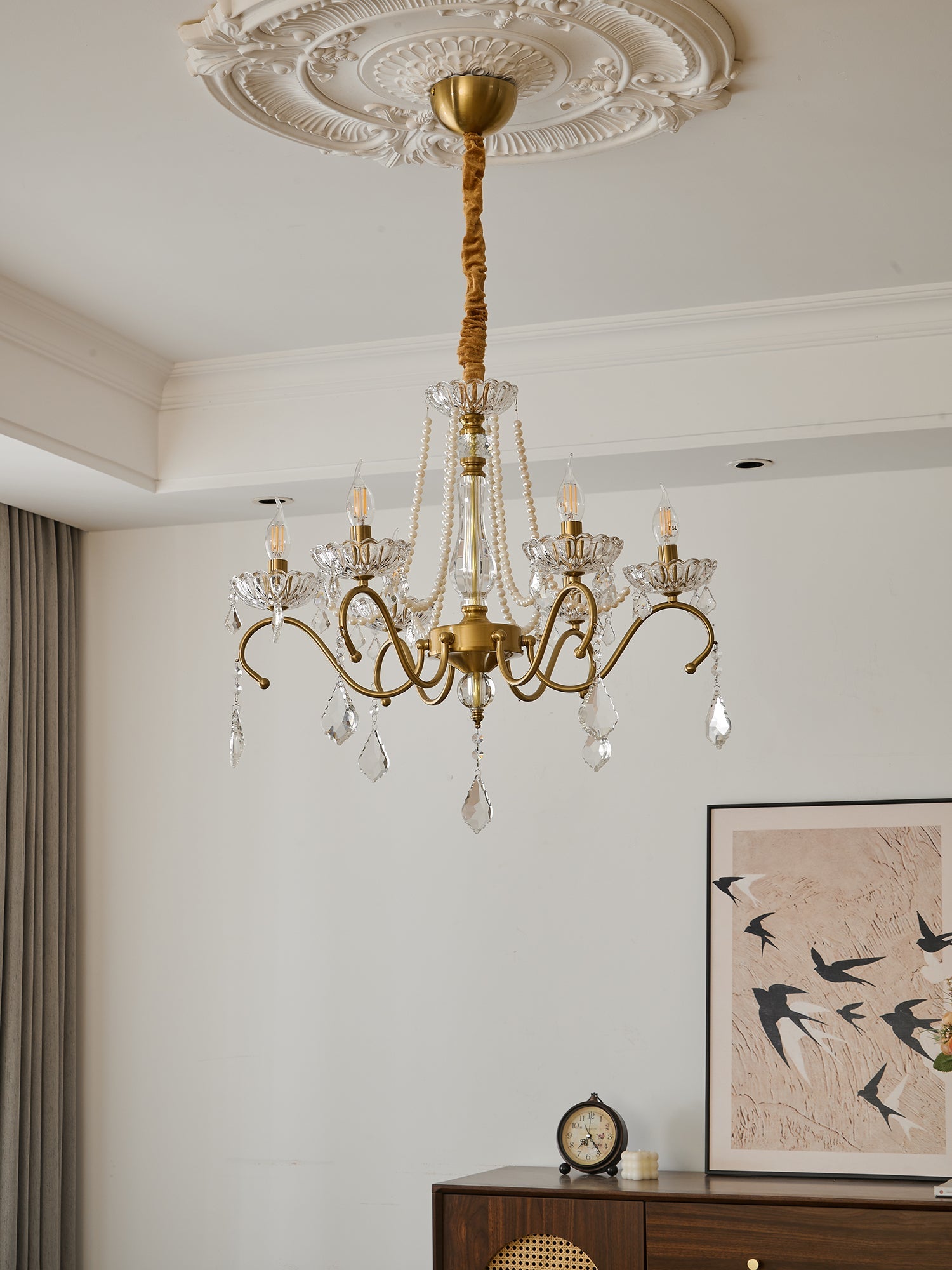 Sapphire Crystal Chandelier - Vakkerlight