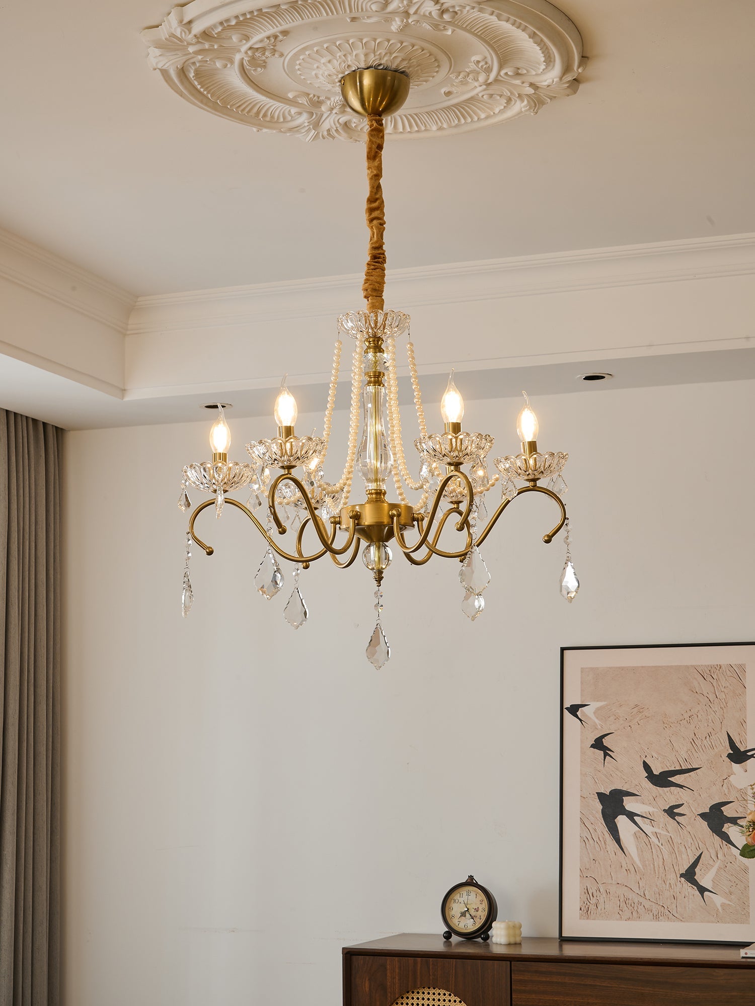 Sapphire Crystal Chandelier - Vakkerlight