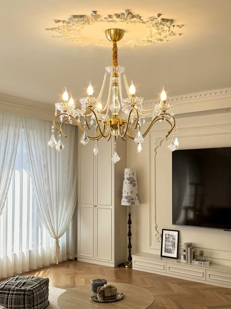 Sapphire Crystal Chandelier - Vakkerlight