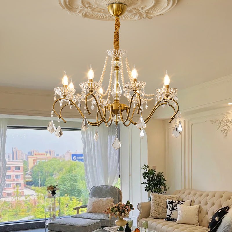 Sapphire Crystal Chandelier - Vakkerlight