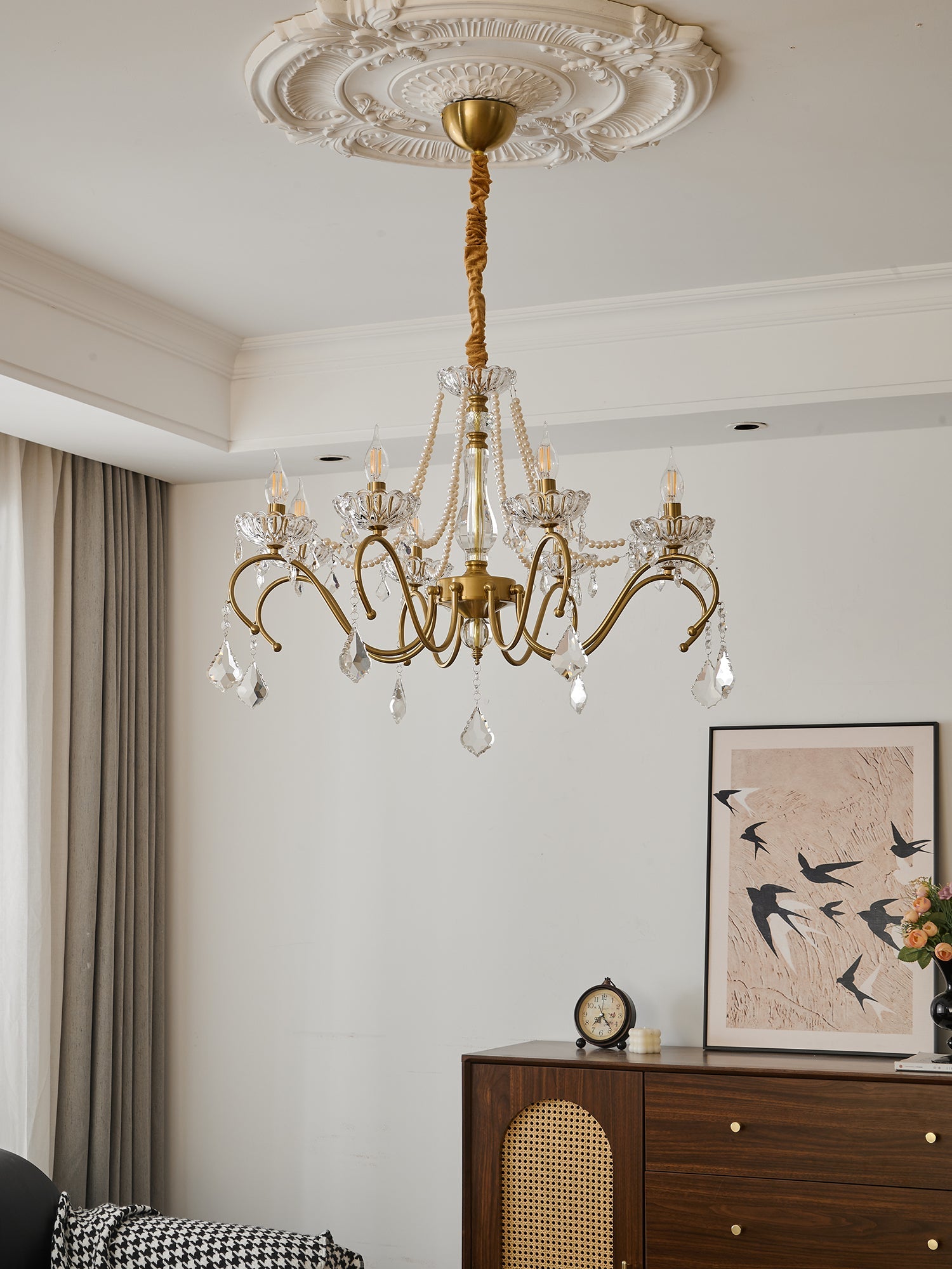 Sapphire Crystal Chandelier - Vakkerlight