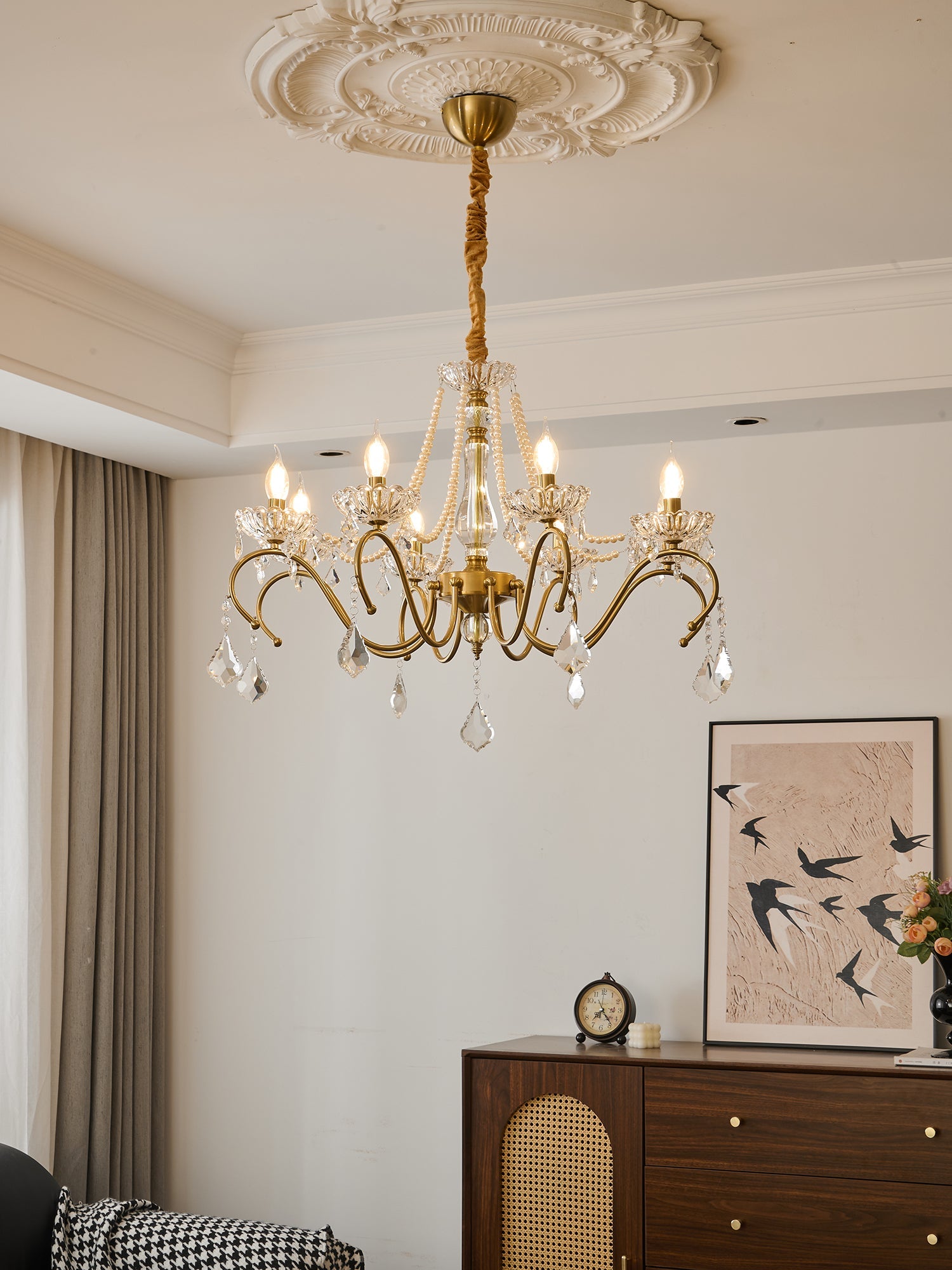 Sapphire Crystal Chandelier - Vakkerlight