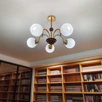 Sculptural Glass Ribbed Chandelier - Vakkerlight