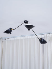 Serge Mouille Ceiling Lamp B - Vakkerlight